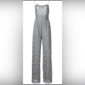 Adam Lippes Spaghetti Strap Lace Jumpsuit